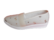 ballerine élastiquée beige 35066