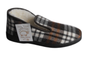 Charentaise homme écossais marron